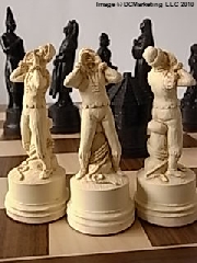 Columbus Plain Theme Chess Set